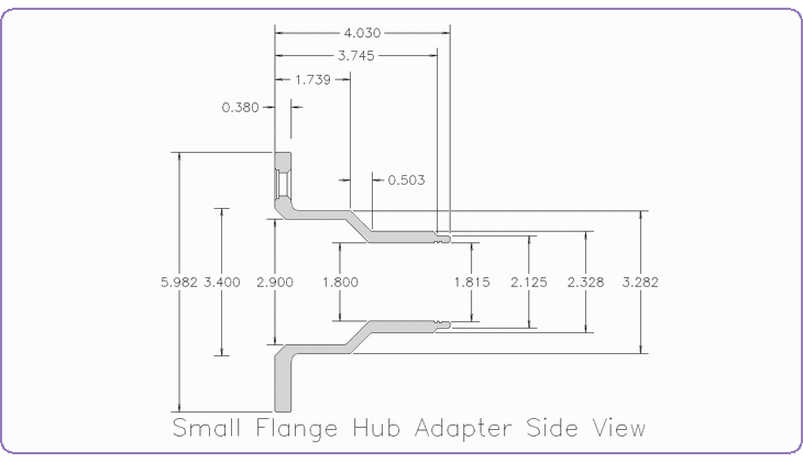 Hub Adapter Drawing